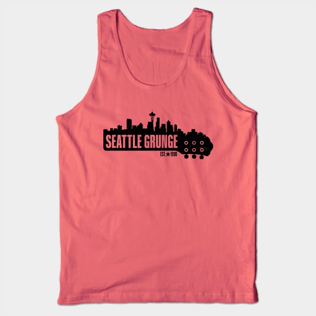 Seattle Grunge Music Tank Top by TwistedCharm